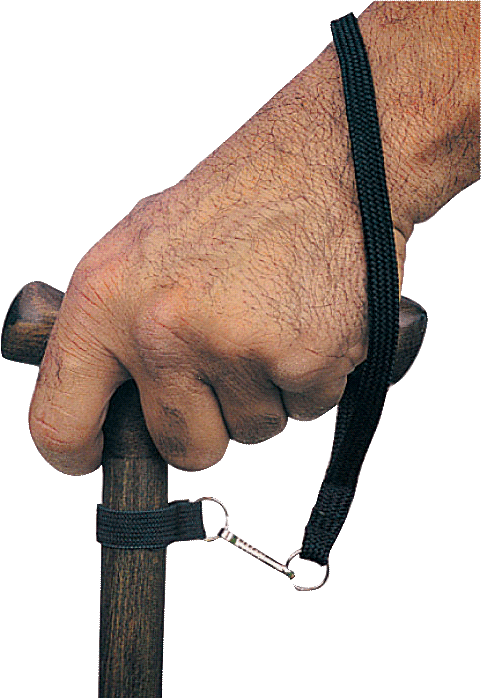 Cane Wrist Strap with Snap Off Clip