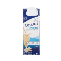 Ensure Original Therapeutic Nutrition Shake, Vanilla 8oz Carton Institutional