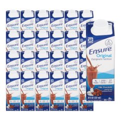 Ensure Original Therapeutic Nutrition Shake Milk Chocolate 8 oz. Carton Institutional