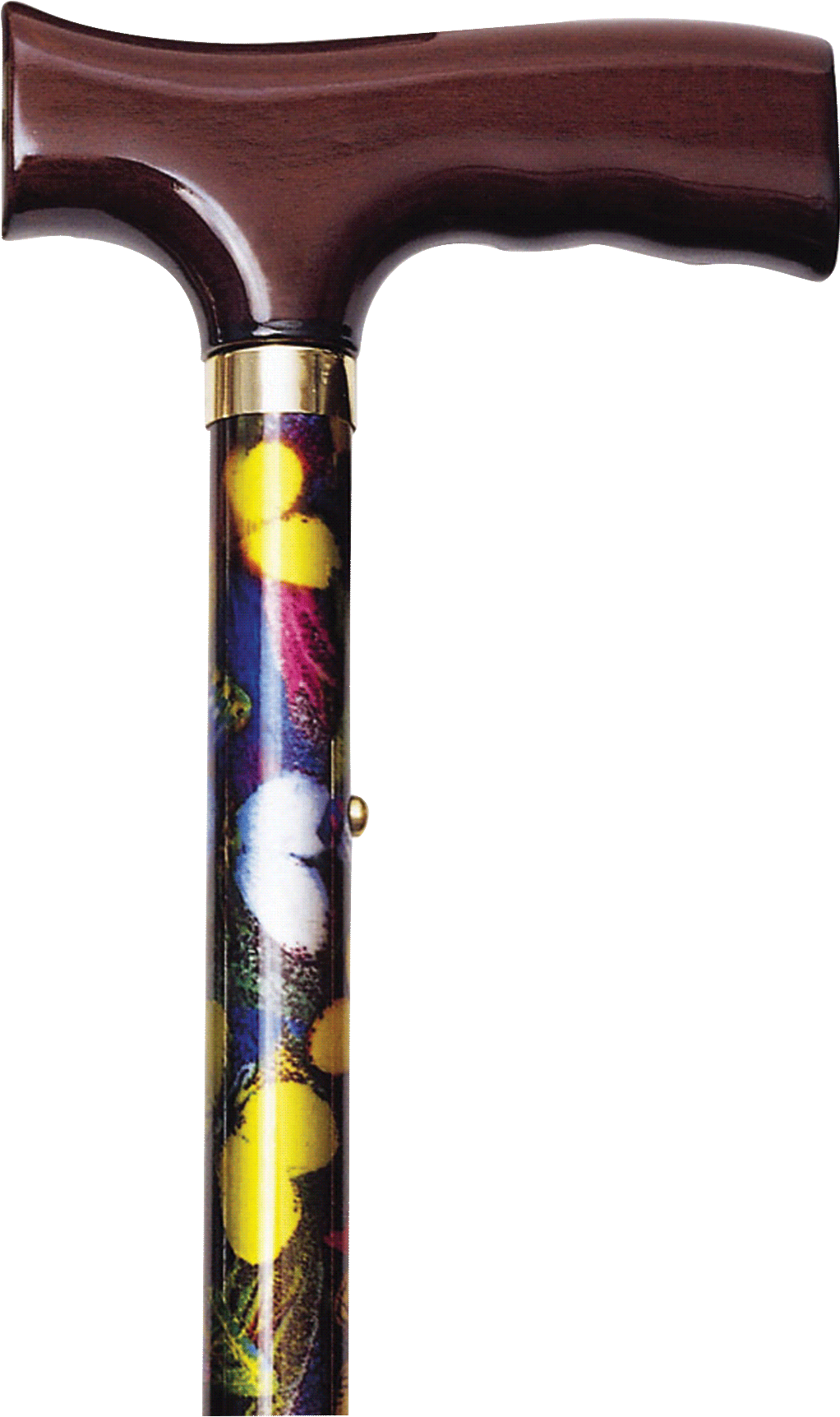 Folding Travel Cane with Fritz Handle, Butterfly 1 Each