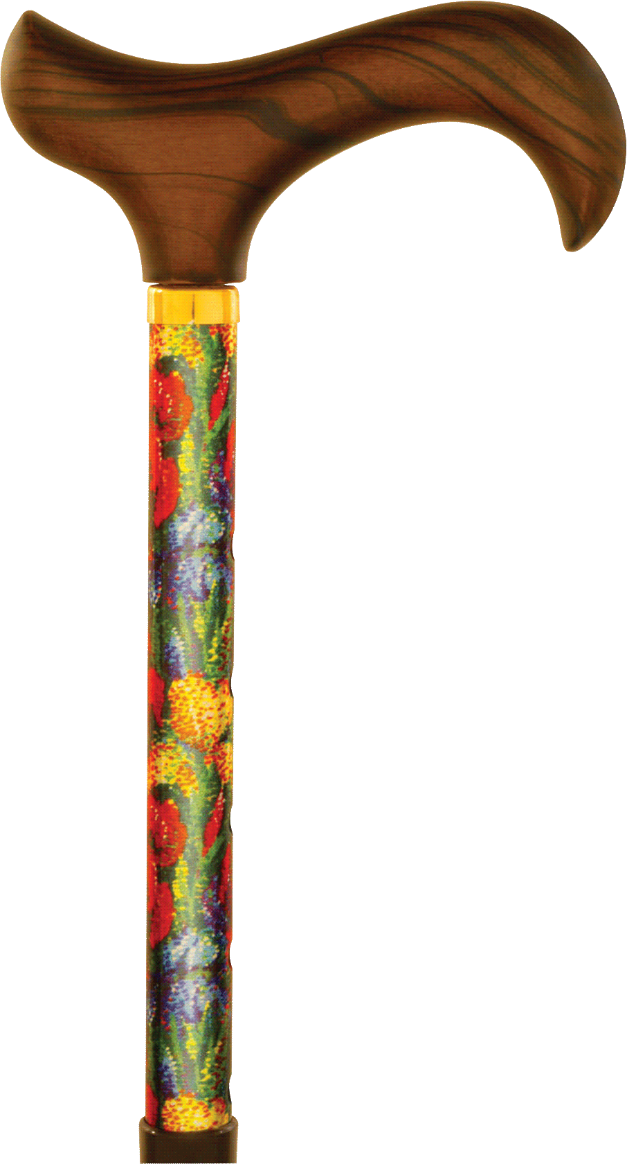 Travel Folding Cane with Slim Line Handle, Summer Garden 1 Each