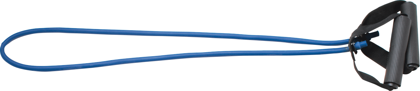 CanDo Tubing with Handles Exerciser, Blue Heavy, 48" 1 Each