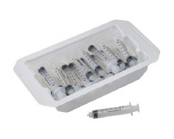 Monoject Pharmacy Tray with Luer Lock Tip, Single-Use, Sterile