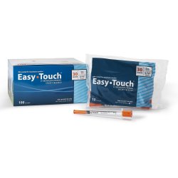 EasyTouch Insulin Syringe 30G x 5/16" Needle Length, 1cc Volume