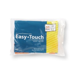 EasyTouch Insulin Syringe 31G x 5/16" Needle Length, 1/2cc Volume