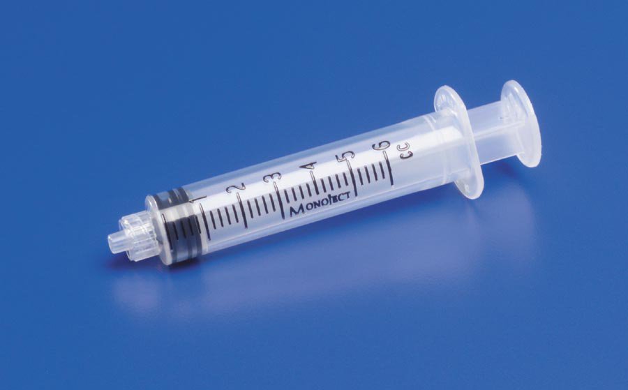 Monoject Rigid Pack Syringe with Luer Lock Tip