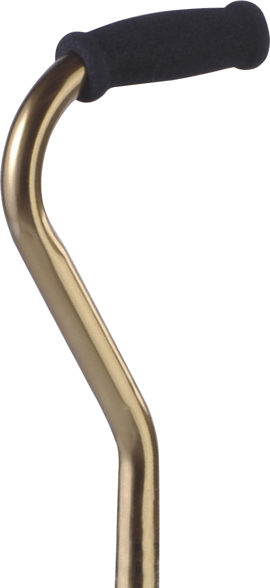 Offset Handle Cane, Bronze 1 Each