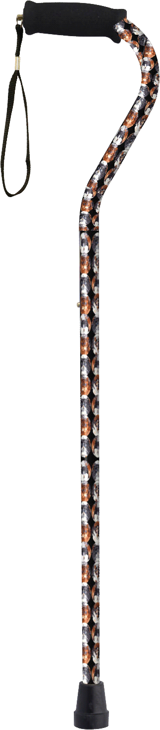 Offset Handle Cane, Cats 1 Each