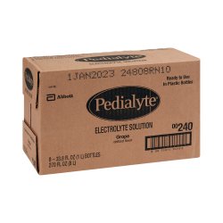Oral Electrolyte Solution Pedialyte Classic Grape Flavor 33.8 oz