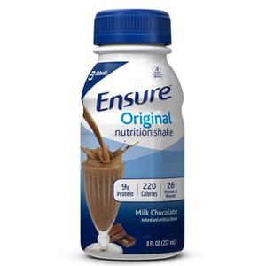 Ensure Ready-to-Drink Milk Chocolate Retail 8 oz Bottle, Gluten-free, Low-residue