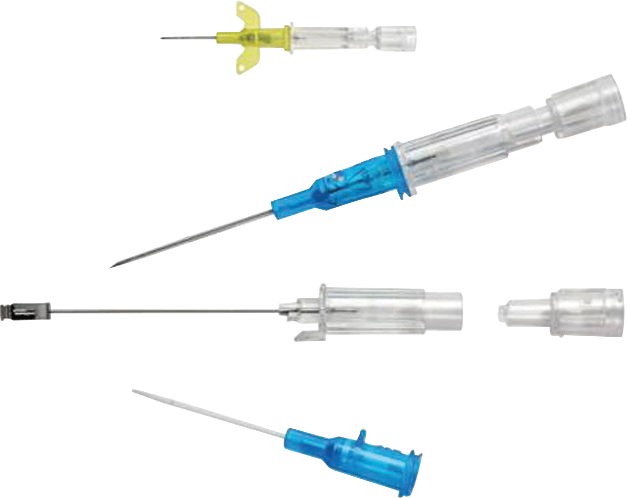 Introcan Safety IV Catheter 22G x 1", Polymer 50 Box