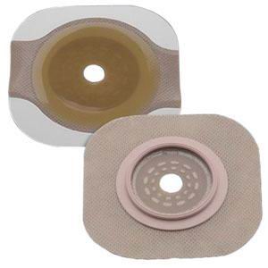 New Image 2-Piece Cut-to-Fit Flat FlexWear (Standard Wear) Skin Barrier 2-1/4" Opening, 2-3/4" Flange Size 5 Box