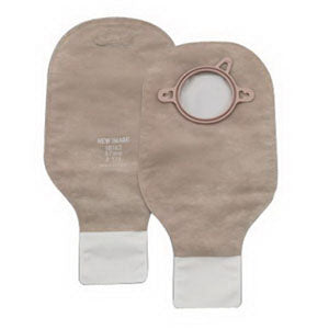 New Image 2-Piece Drainable Pouch 2-1/4" with Filter, Beige 10 Box