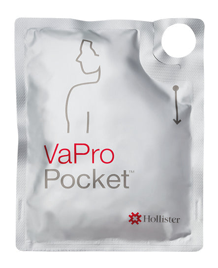VaPro Pocket No Touch Intermittent Catheter Without Collection Bag, 12 Fr., 16" long