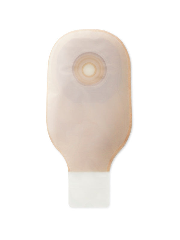 Premier Convex Flextend Drain Pouch with Belt Tab, Clip and Tape Border, Transparent, 7/8" 5 Box