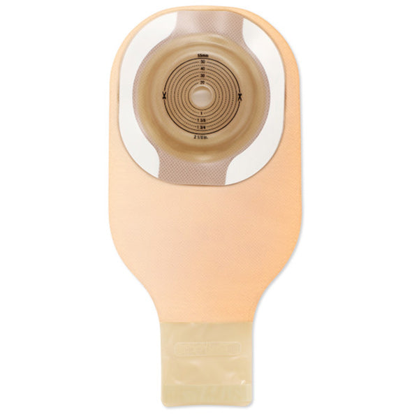 CeraPlus Soft Convex One-Piece Drainable Ostomy Pouching System, Lock 'n Roll Microseal Closure, Filter, Adhesive Border, Transparent, Cut-to-fit up to 2-1/8" Opening 5 Box