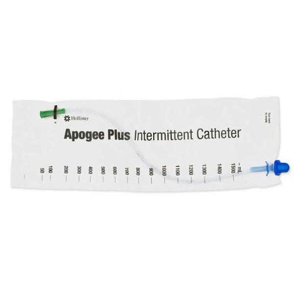 Apogee Plus Intermittent Coude Catheter 12 Fr 16"" 1500 mL 1 Each