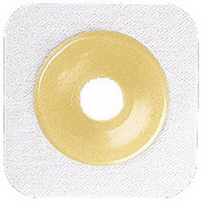 Sur-fit Natura Stomahesive Cut-to-fit Flexible Wafer 4" x 4" Flange 1-3/4" White 10 Box