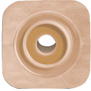 Sur-fit Natura Stomahesive Flexible Pre-cut Wafer 4" x 4" Stoma 1" 10 Box