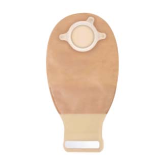 Natura + Drainable Pouch with"visiClose and filter, Transparent, Standard 38mm, 1 1/2" 10 Box