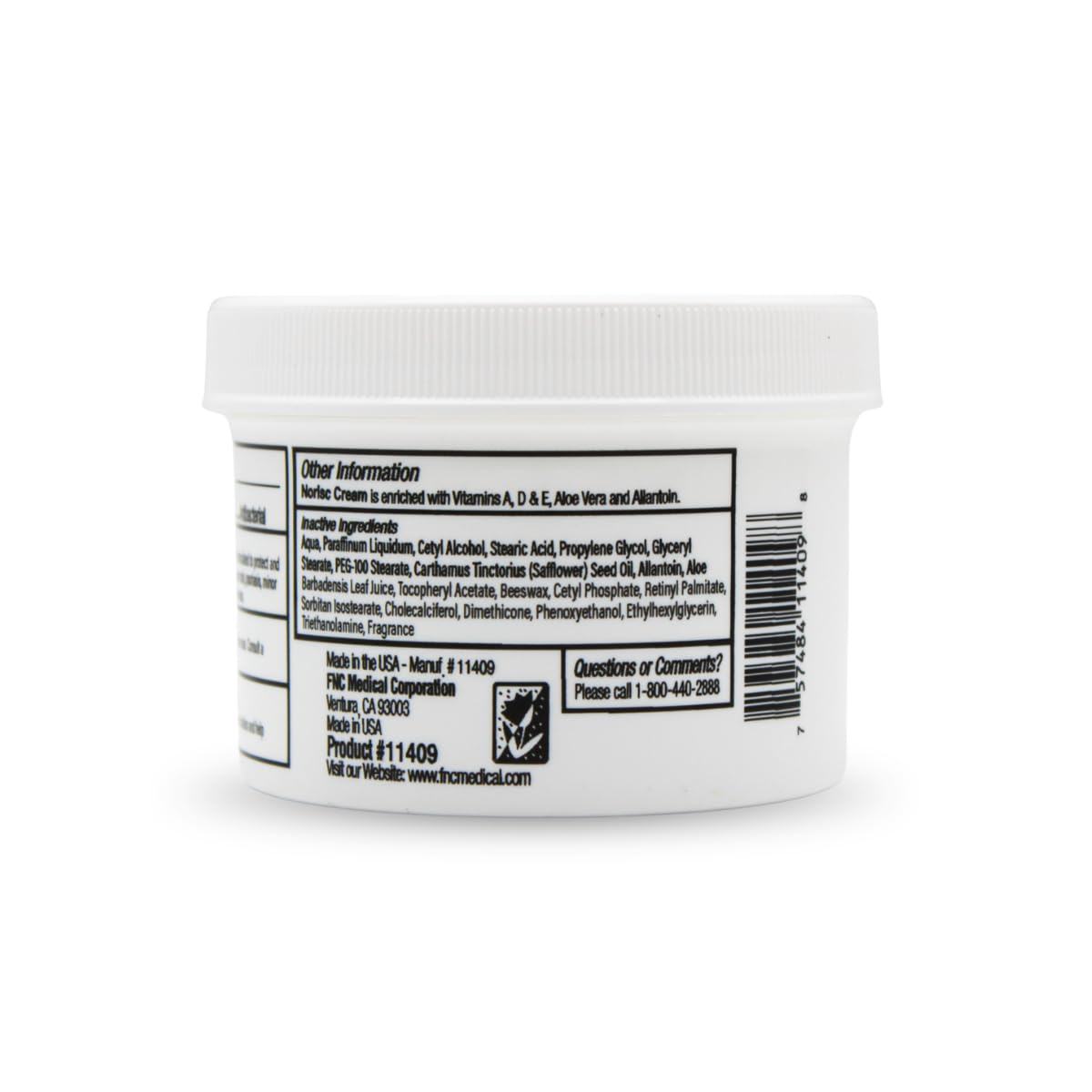 CA-Rezz Norisc Skin Cream – Gentle Antibacterial Moisturizing Cream (9.7 oz)