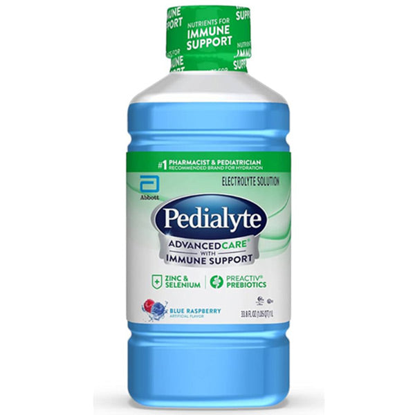 Pedialyte AdvancedCare, Blue Raspberry, 33.8 fl. oz, Retail