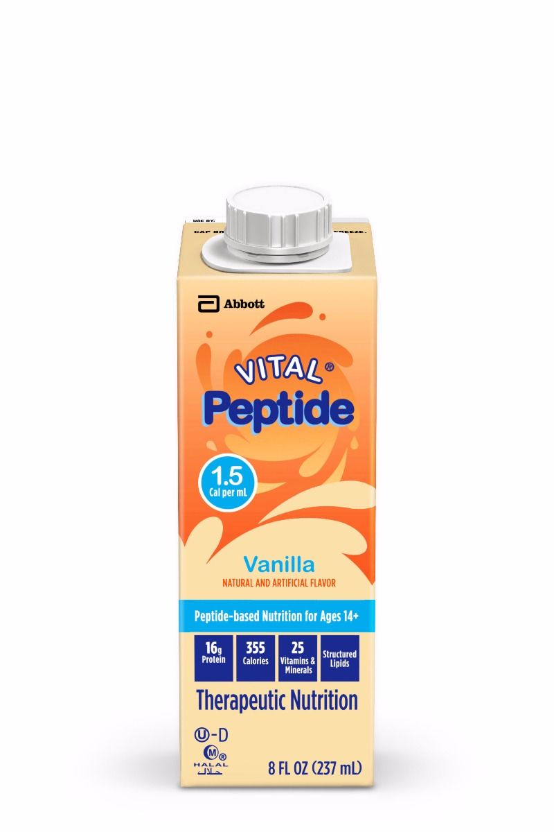 Vital 1.5 Cal Supplemental Formula, Peptide Based, Vanilla, 8 oz