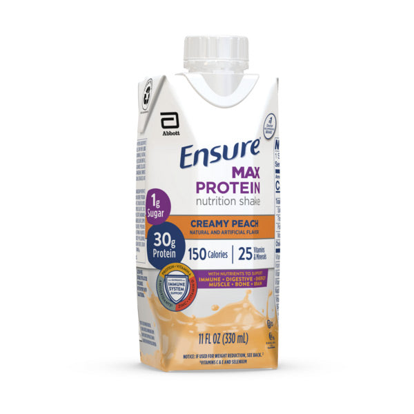 Ensure Max Protein, Creamy Peach, Ready-to-Drink, 11 oz, Retail