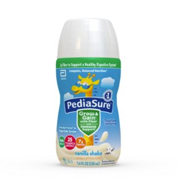 PediaSure Grow & Gain with Fiber Shake, 7.4 oz, Vanilla