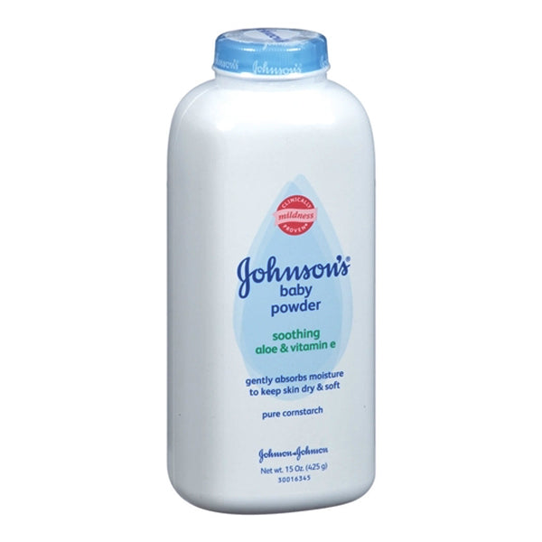 Johnson's Baby Powder, Pure Cornstarch, 15 oz 1 Each