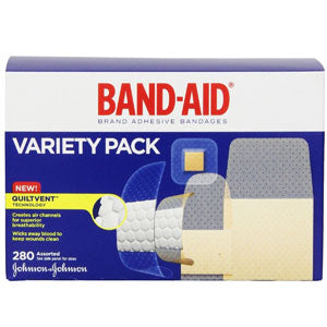 Band-Aid Brand Adhesive Bandages Variety Pack 280 Box