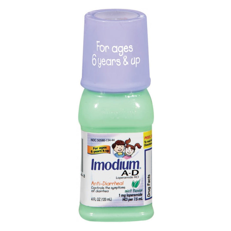Imodium A-D Anti-Diarrheal, Mint Flavor, 4 fl oz 1 Each