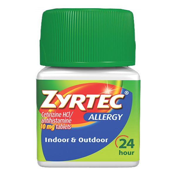 Zyrtec Allergy Tablets, 10 mg, 5 Count 1 Each