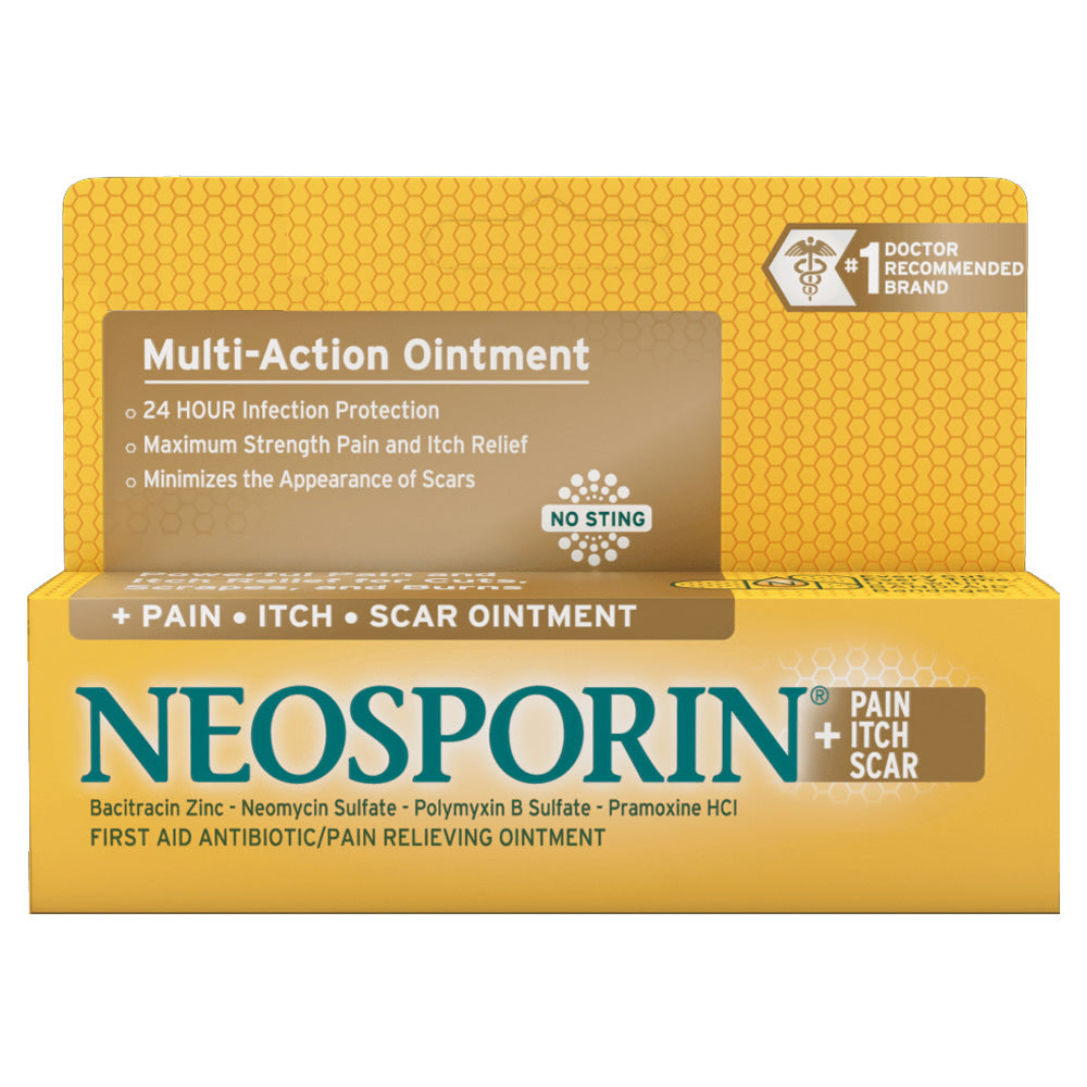 Neosporin Plus Pain, Itch, Scar Multi-Action Ointment, 1 oz. 1 Each
