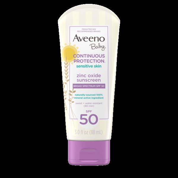 Aveeno Baby Continuous Protection Lotion, SPF 50, 3 fl oz 1 Each