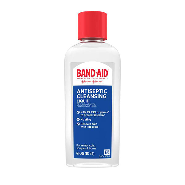 Band-Aid Hurt-Free Antiseptic Wash, 6 oz