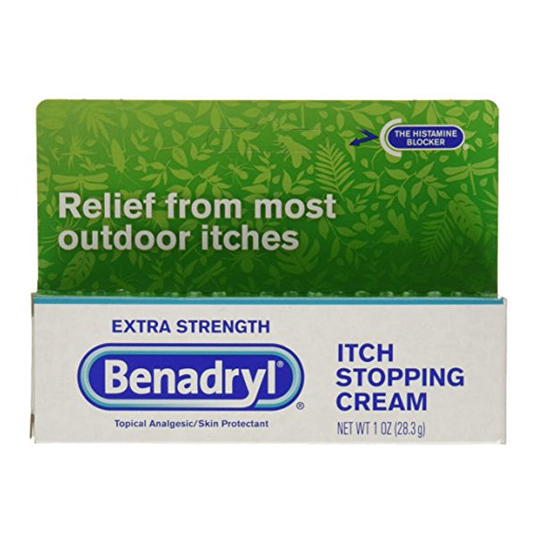 Benadryl Itch Stopping Cream, Extra Strength, 1 oz 1 Each