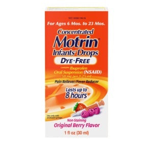 Motrin Dye-Free Infant Drops, 1 fl oz 1 Each