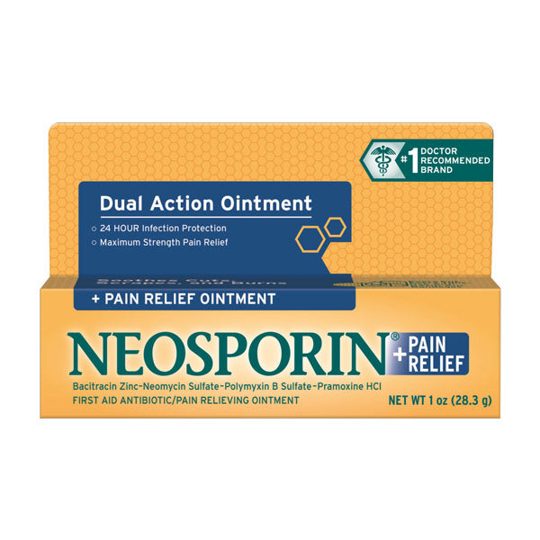 Neosporin Antibiotic Ointment Plus Pain Relief, Maximum Strength, 1.0 oz. 1 Each