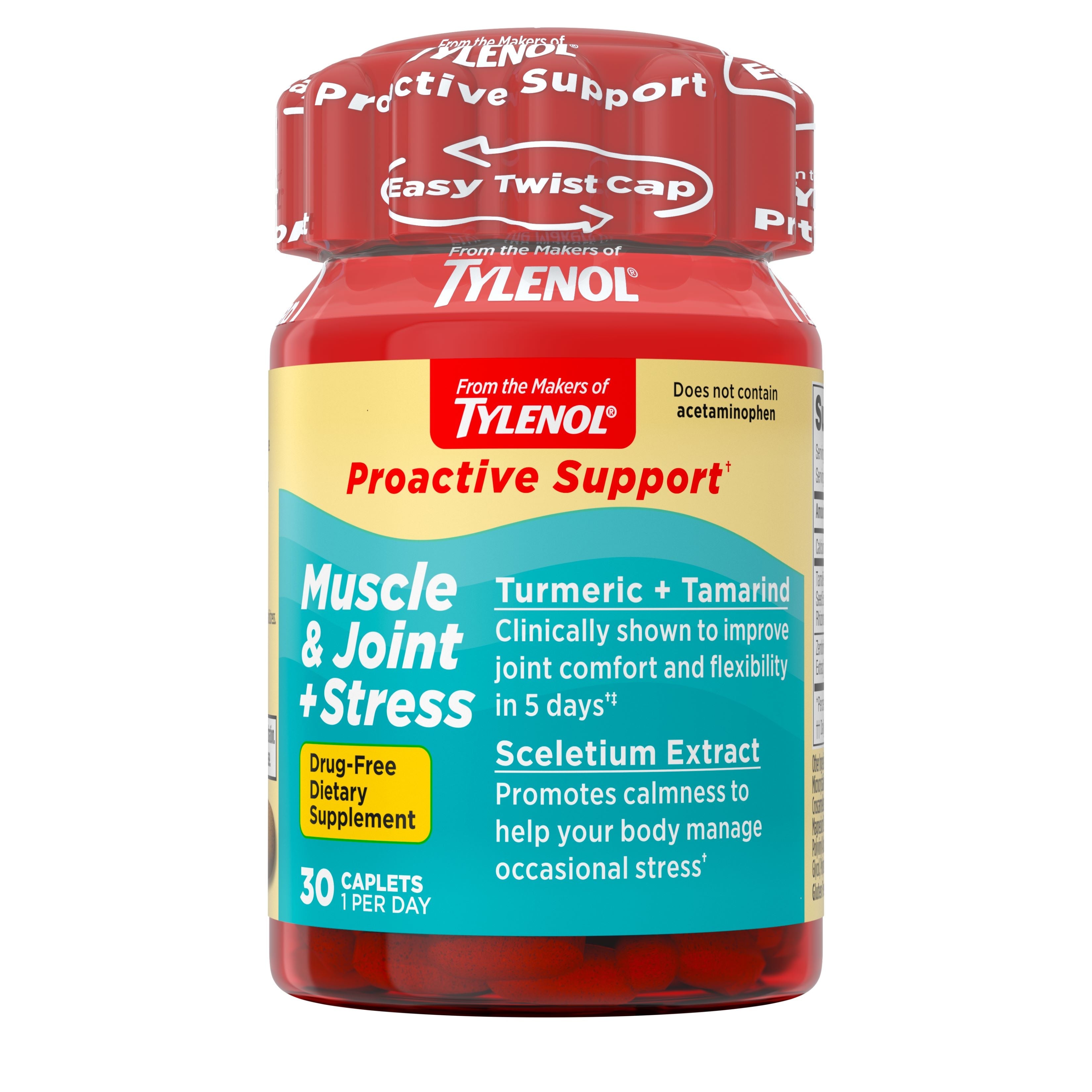 Tylenol Proactive Support Muscle & Joint, 30 Ct 1 Each