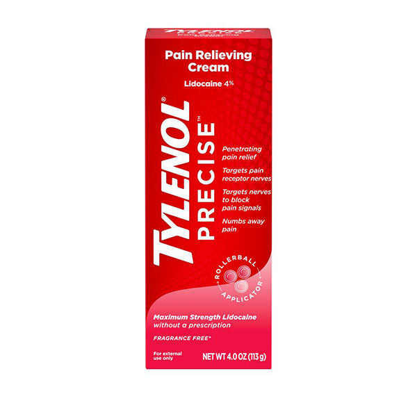 Tylenol Precise Pain Relieving Cream, 4 oz 1 Each