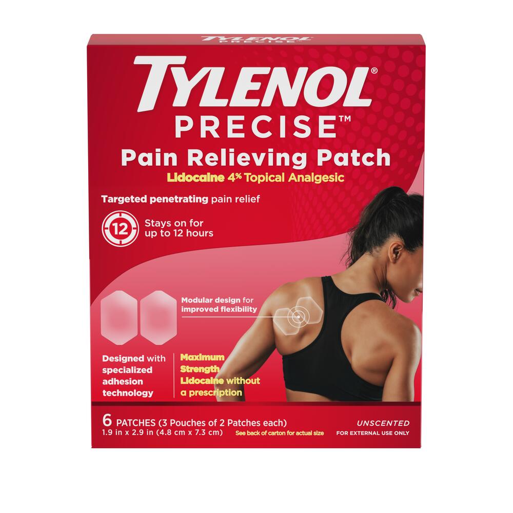Tylenol Precise Pain-Relieving Patch Hexagon, 6 ct 1 Each