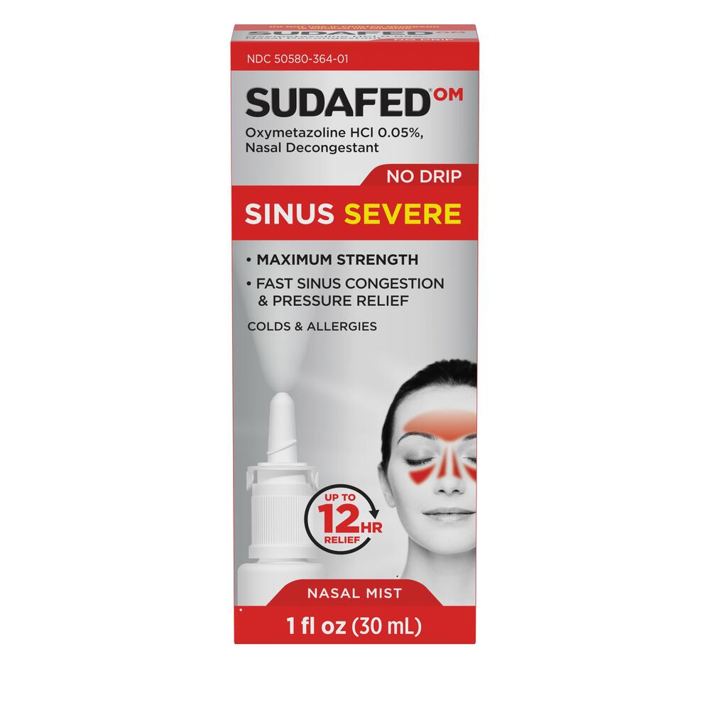 Sudafed Sinus Severe No Drip Nasal Spray, 1 oz 1 Each