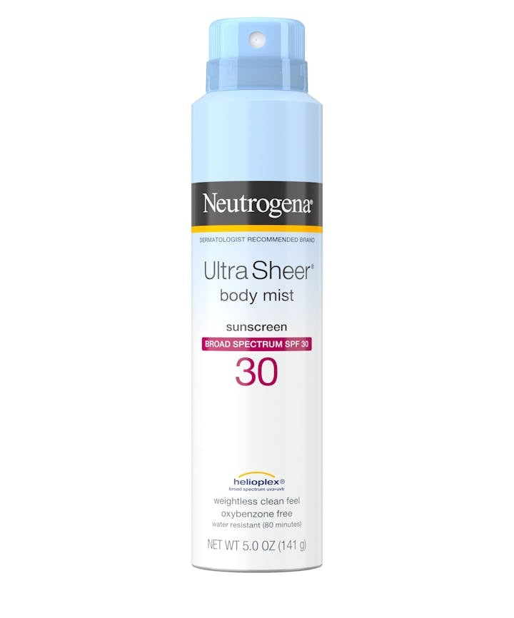 Neutrogena Ultra Sheer Body Mist Sunscreen C-Spray, SPF 30, 5 Oz 1 Each