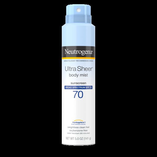 Neutrogena Ultra Sheer Body Mist C-Spray, SPF 70, 5 Oz 1 Each