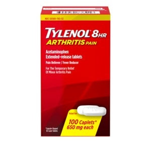 Tylenol 8HR Arthritis Pain Caplet, 100 ct 1 Each