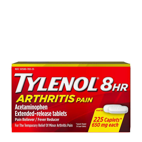 Tylenol 8HR Arthritis Pain Caplet, 225 ct 1 Each