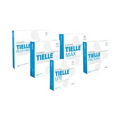 Tielle Lite Adhesive Dressing 3-1/8" x 5-7/8", Pad is 12.09" Square Inches 10 Pack