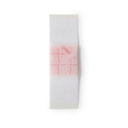 Ferris PolyMem Cloth-Adhesive QuadraFoam Island Hydrogel Strip Dressing 1" x 3" with 1" x 1" Pad