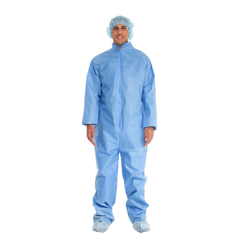 Blue Coveralls With Open Cuffs and Ankles, Universal 24 Case